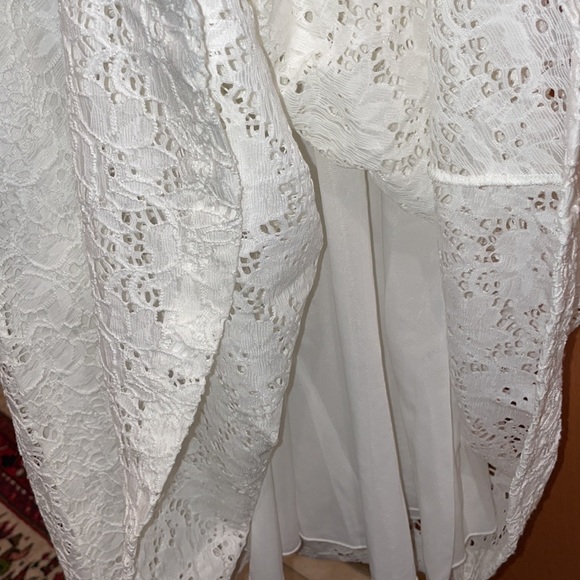 Pietro Brunelli size small NWOT size small maternity lace dress w leather belt - Picture 5 of 6